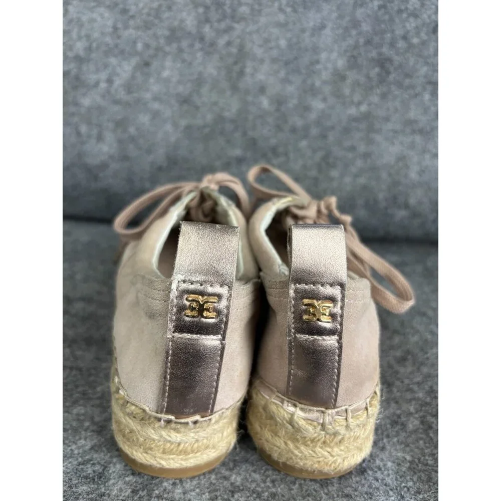 Sam Edelman Carleigh Platform Shoes Women’s 7.5 Suede Pink Leather‎